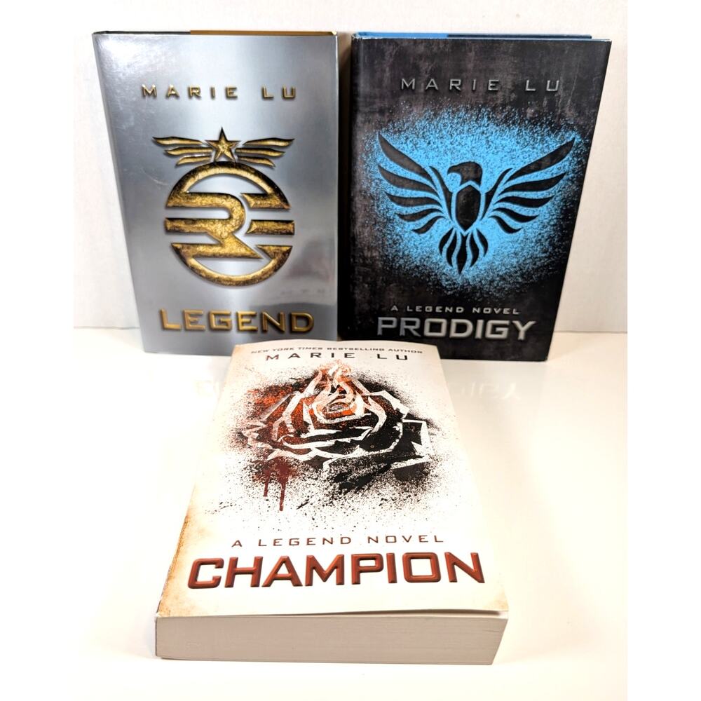 Complete Set LEGEND Novel Books Series by Marie Lu ~ Prodigy ~ Champion